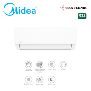 Cuma Pakai AC Midea 1 PK, Kamar Langsung Dingin dalam Hitungan Menit!